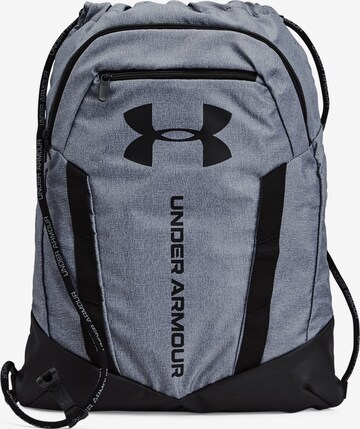 UNDER ARMOUR Athletic Gym Bag in Grey: front