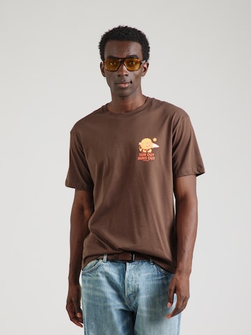BILLABONG Тениска 'GIMMICKS' в кафяво