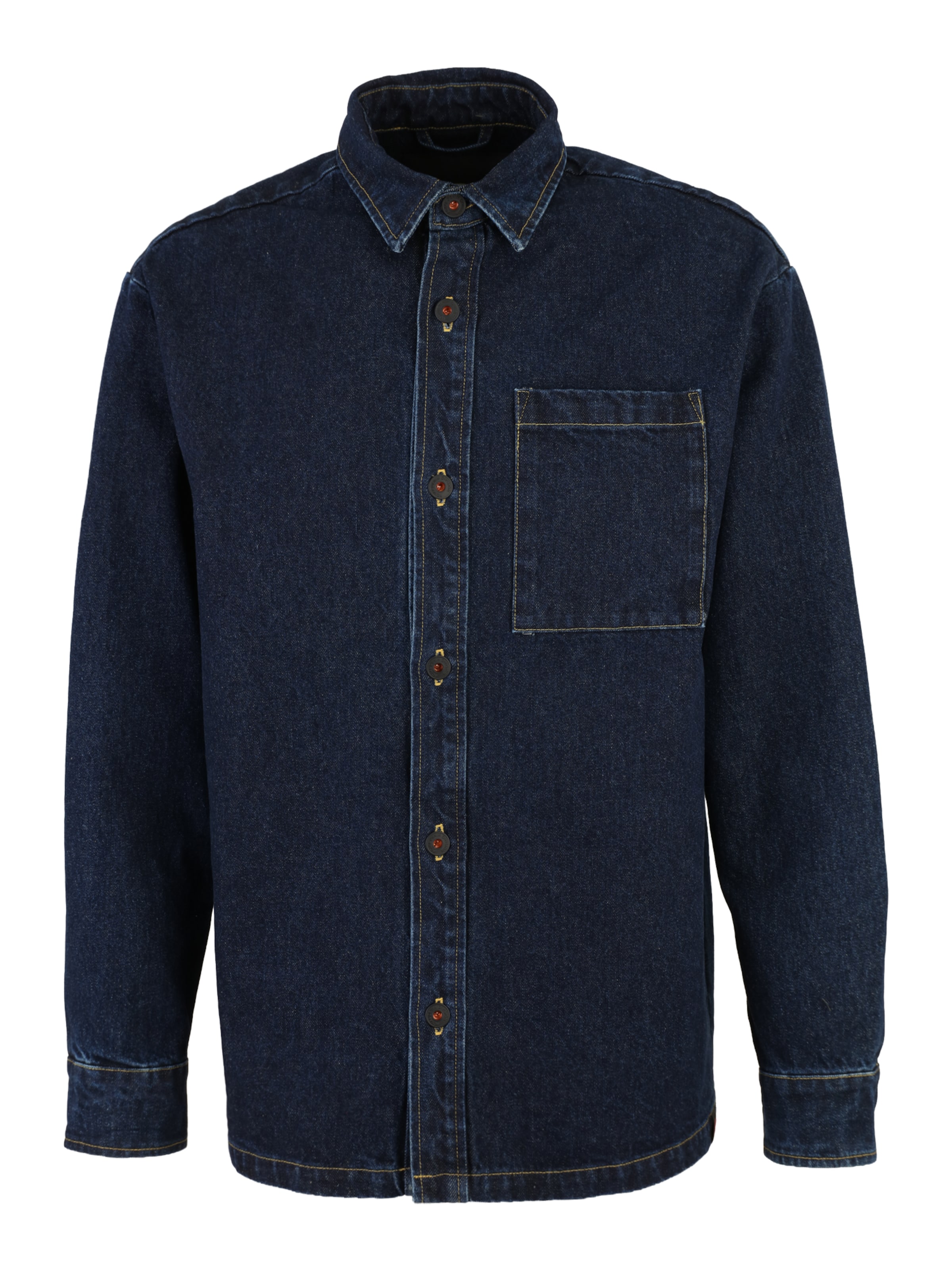R.D.D. ROYAL DENIM DIVISION Comfort Fit Skjorta 'RDDCOLTER' i blå: framsida