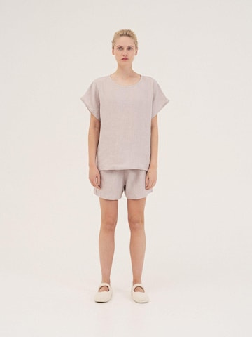 AmourLinen - Pijama 'Cloud Nine' en beige