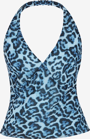 Haut 'Festive' faina en bleu : devant