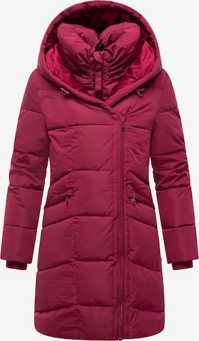 Cappotto invernale 'Virenaa 16' di MARIKOO in rosso: frontale