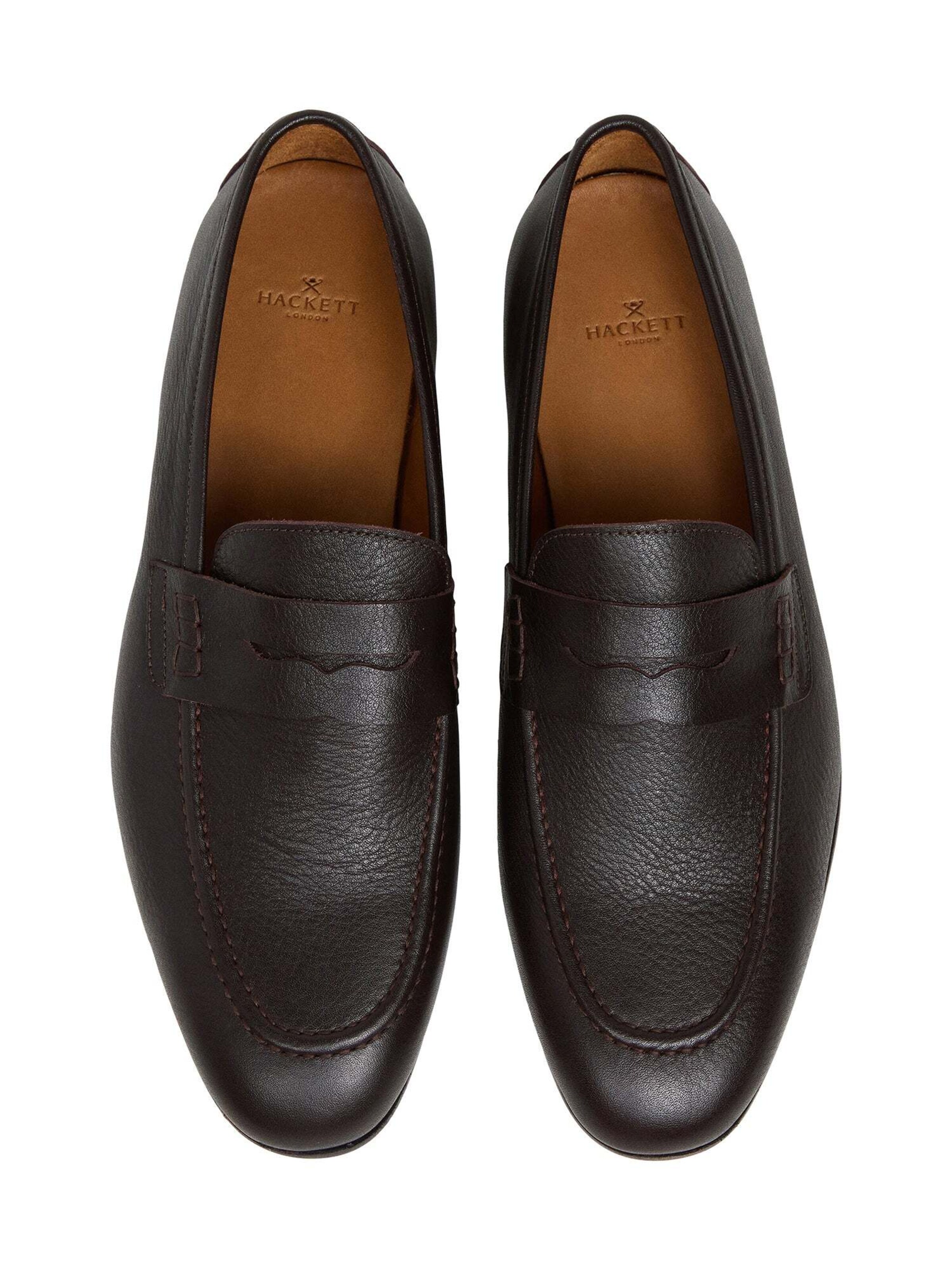 Hackett London Mokassins 'Regal Saddle' in Braun