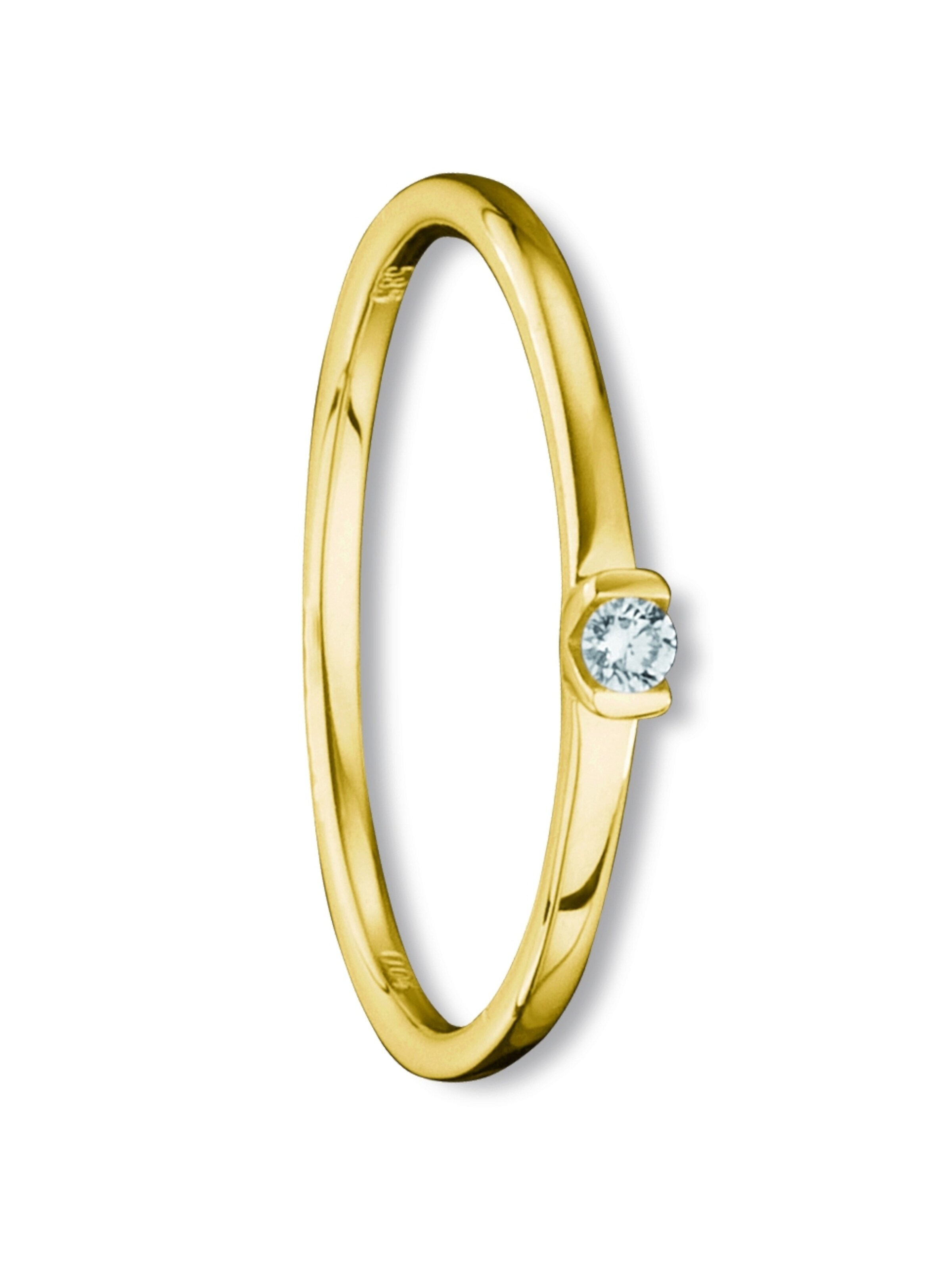 ONE ELEMENT Ring in Gold: Vorderseite
