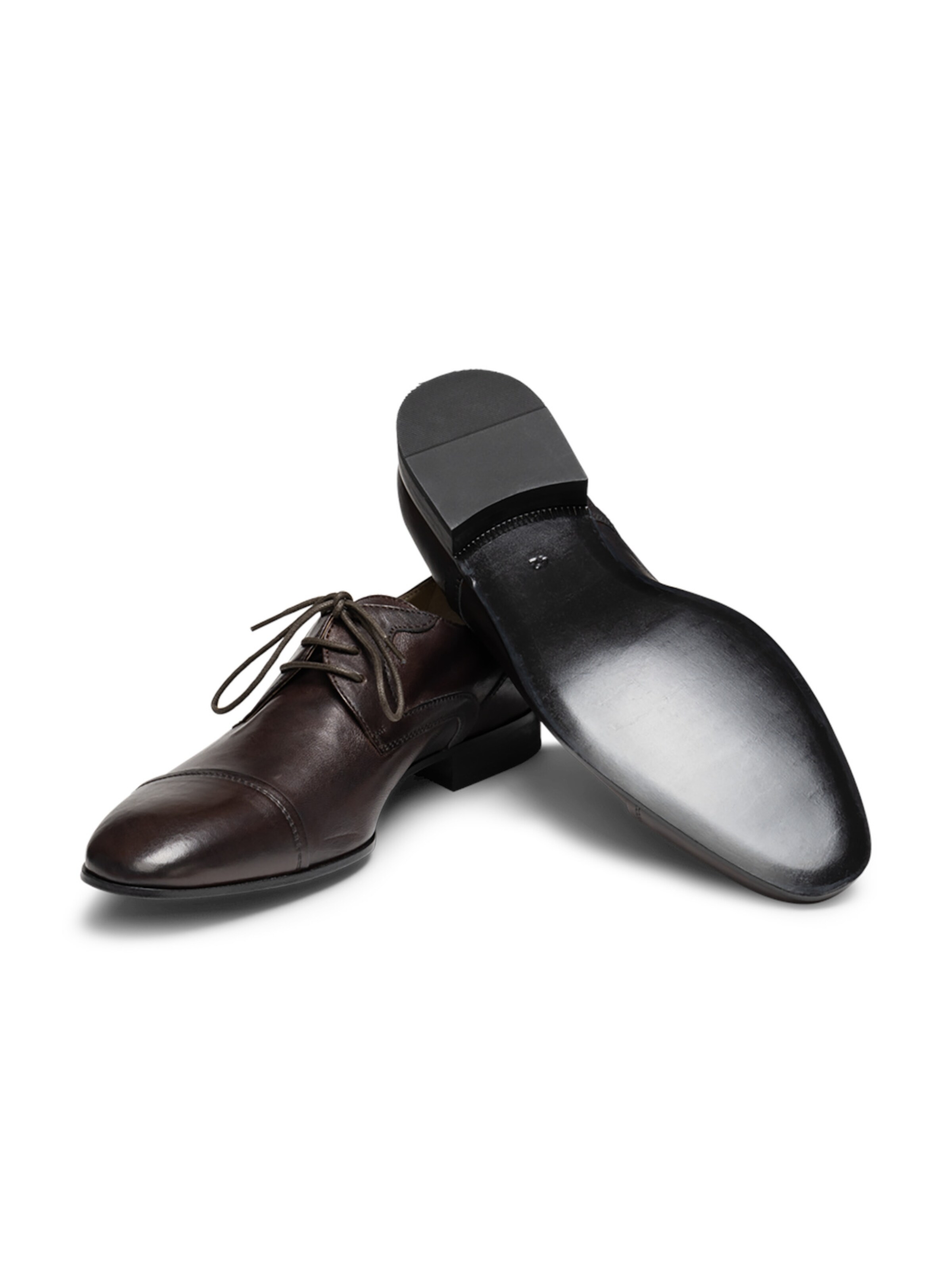 VITAFORM Schnürschuh in Braun