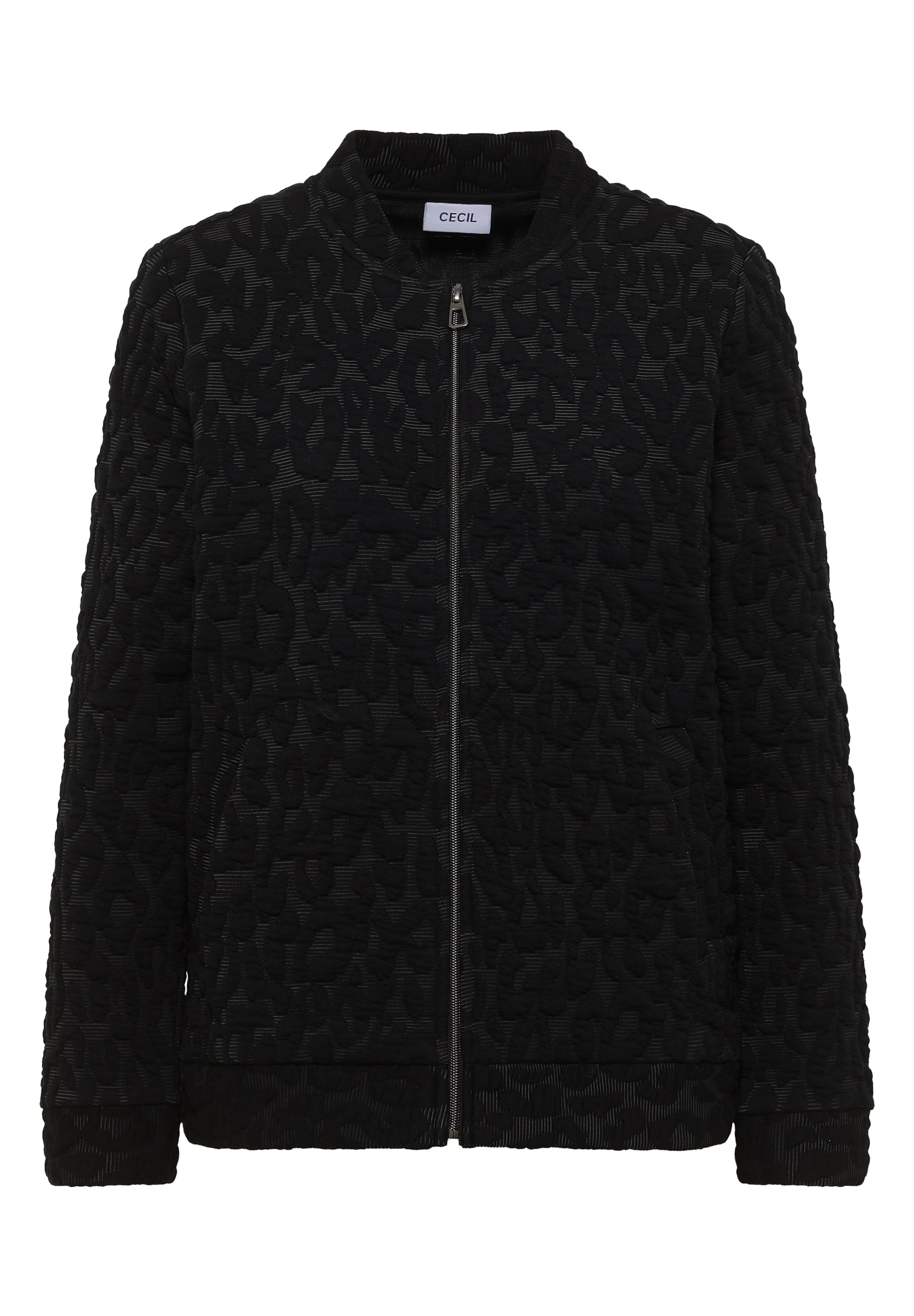 CECIL Jacke in Schwarz: Vorderseite