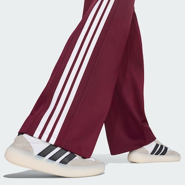 ADIDAS SPORTSWEAR Široke hlačnice Športne hlače 'Dayready' | rdeča barva