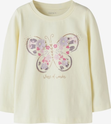 T-Shirt NAME IT en jaune : devant