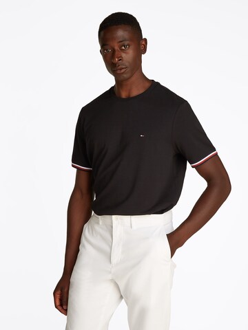 TOMMY HILFIGER - Camiseta en negro: frente