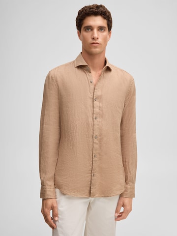 STRELLSON Regular fit Button Up Shirt 'Ceasar' in Beige: front