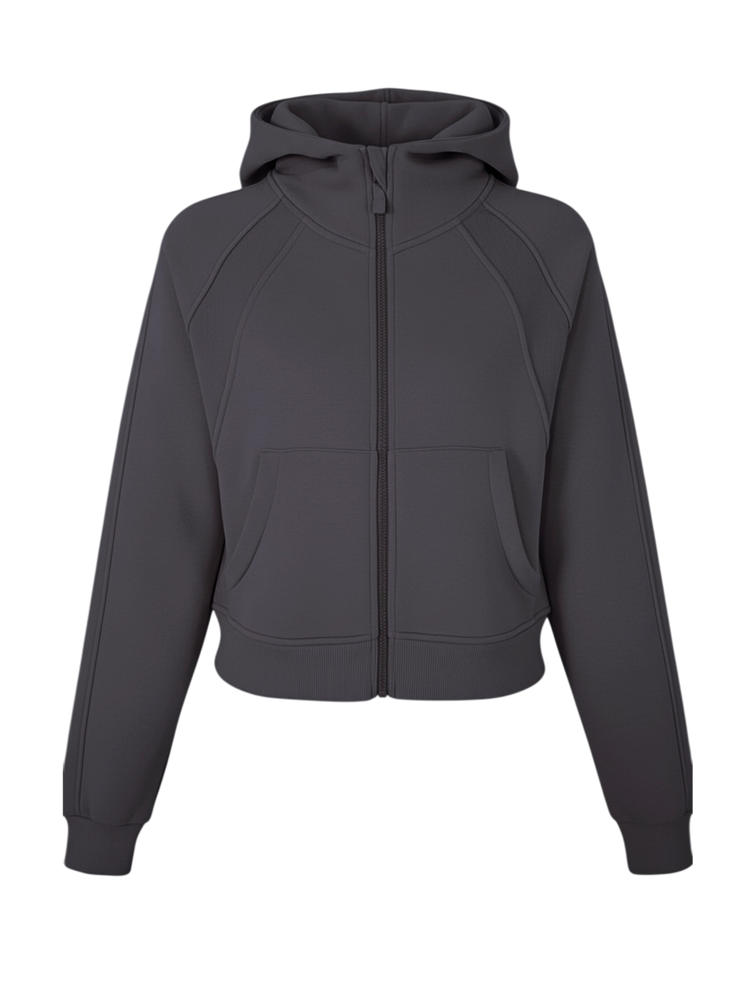 Organication Hoodie in Grau: Vorderseite