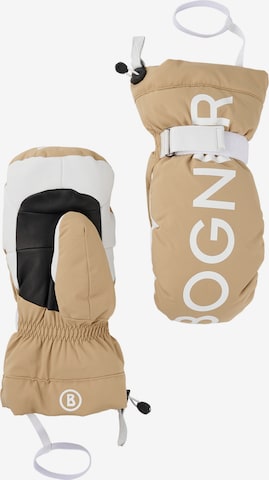 BOGNER Fäustlinge 'Orella' in Beige: Vorderseite