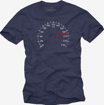 MAKAYA Shirt 'Tacho 180' in Blue: front