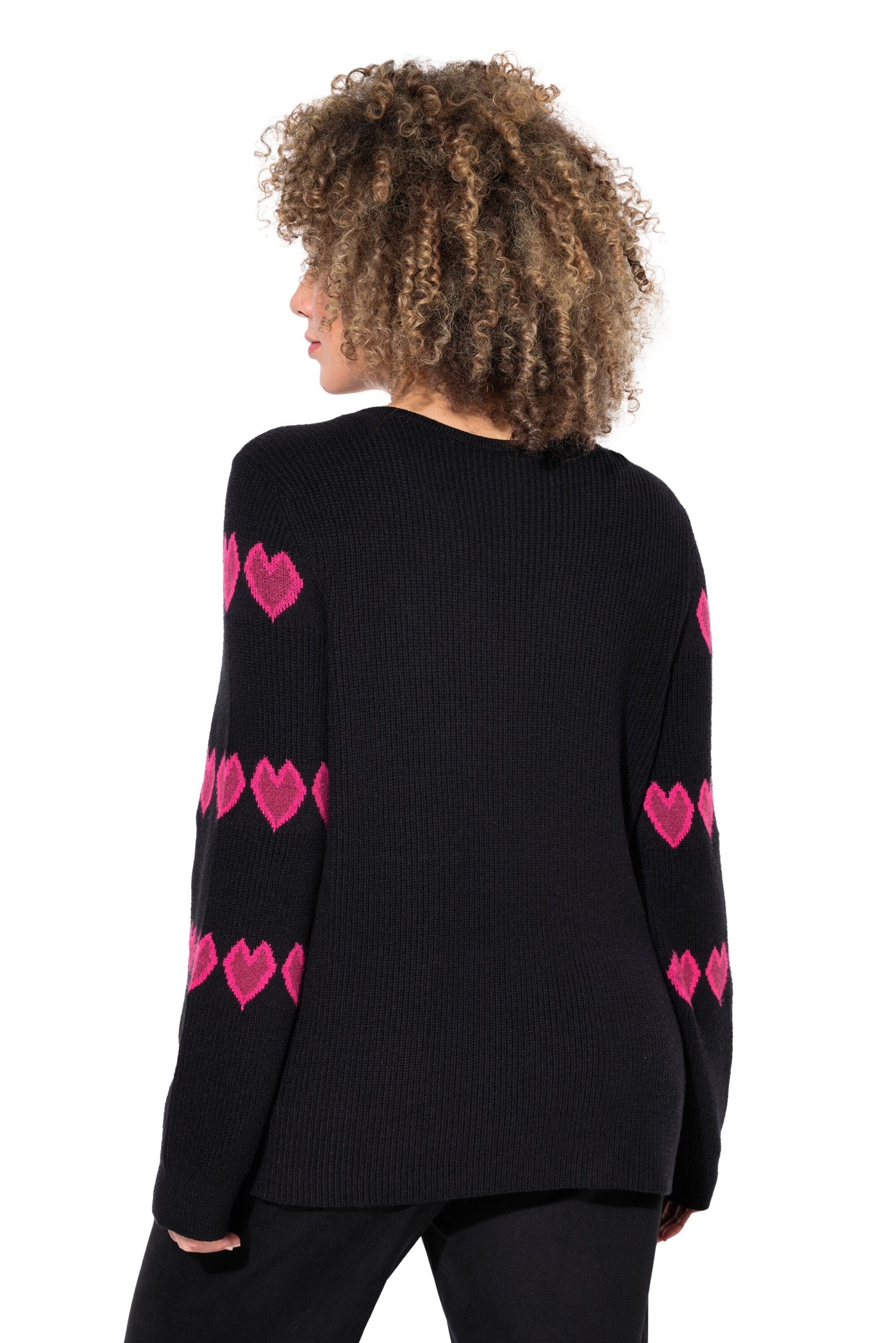 Ulla Popken Pullover in Schwarz