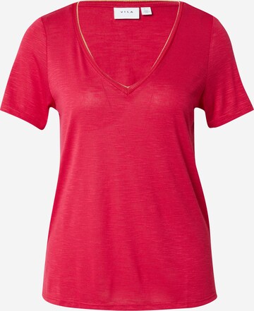 VILA - Camiseta 'NOEL' en rojo: frente