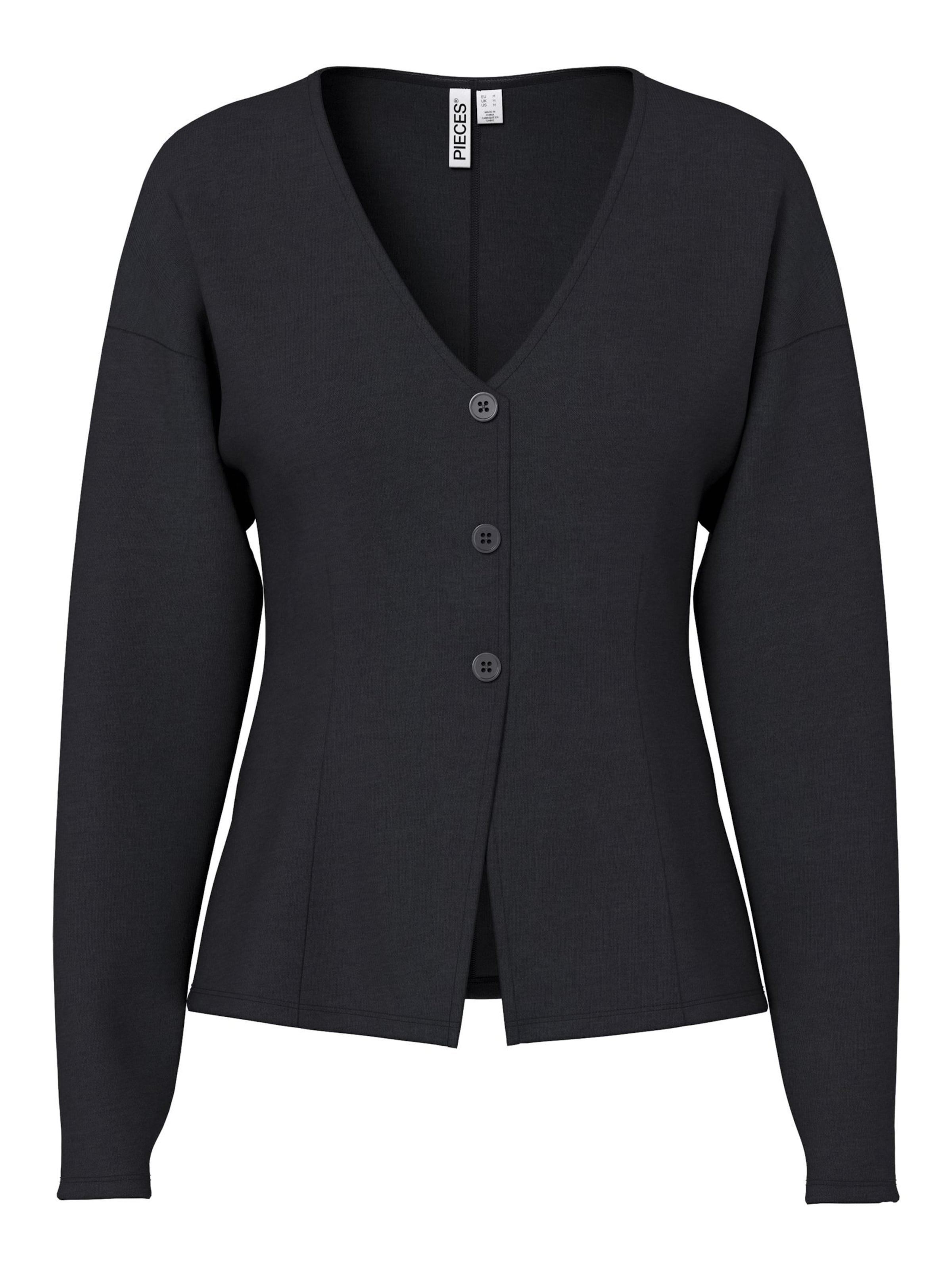 PIECES Cardigan 'PCGunhild' en noir, Vue avec produit