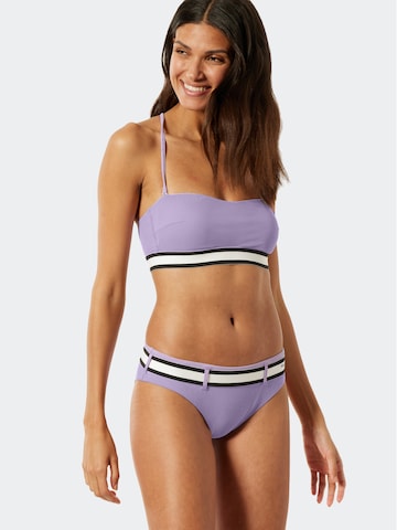 SCHIESSER Bikini Bottoms ' Aqua Californian Dream ' in Purple