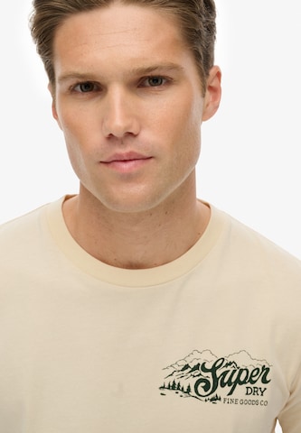 T-Shirt Superdry en beige