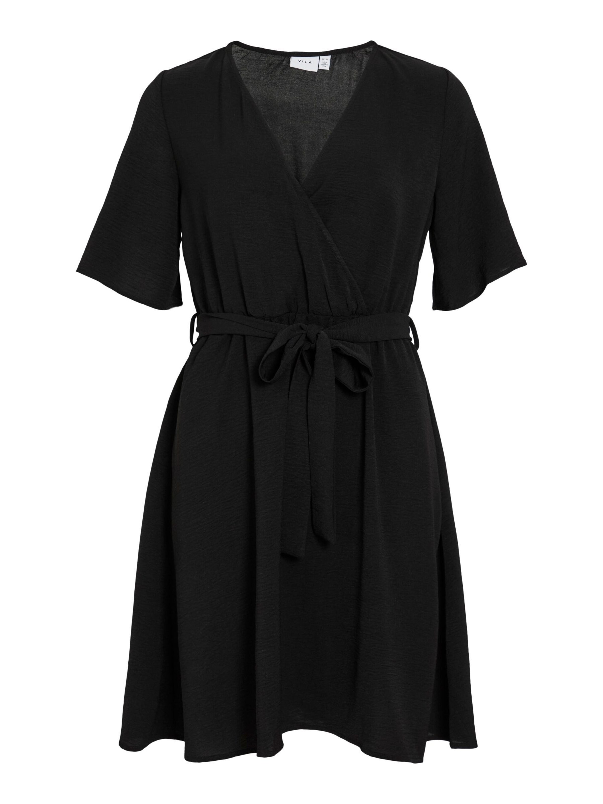 VILA Jurk in Zwart: voorkant