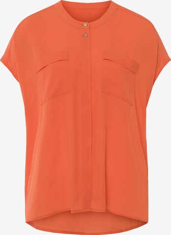 Camicia da donna di heine in arancione: frontale