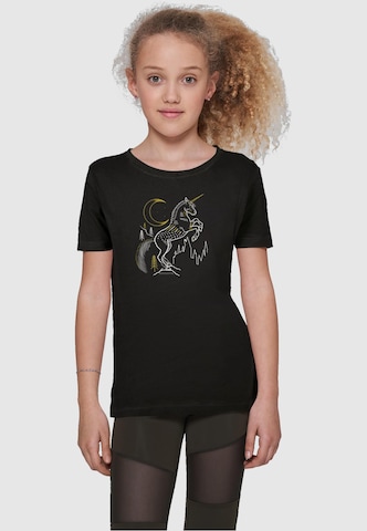 Maglietta 'Harry Potter - Unicorn' di ABSOLUTE CULT in nero: frontale