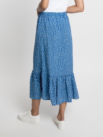 Threadbare Skirt 'Rain' in Blue