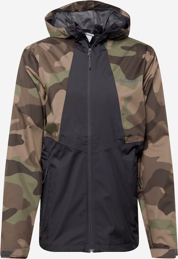 COLUMBIA Outdoorjas 'Inner Limits II' in de kleur Bruin / Lichtbruin / Donkerbruin / Donkergrijs / Groen, Productweergave