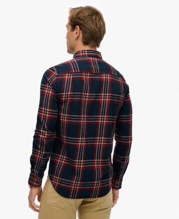 Superdry Regular fit Overhemd in Blauw