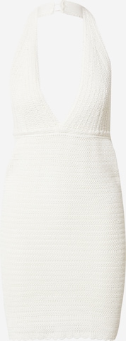 Gina Tricot Knit dress 'Ylvie' in White: front