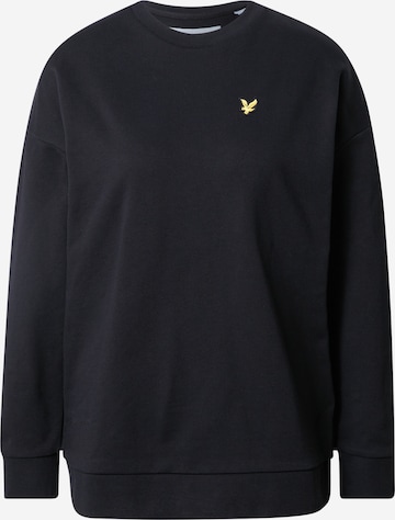 Lyle & Scott Sweatshirt in Zwart: voorkant