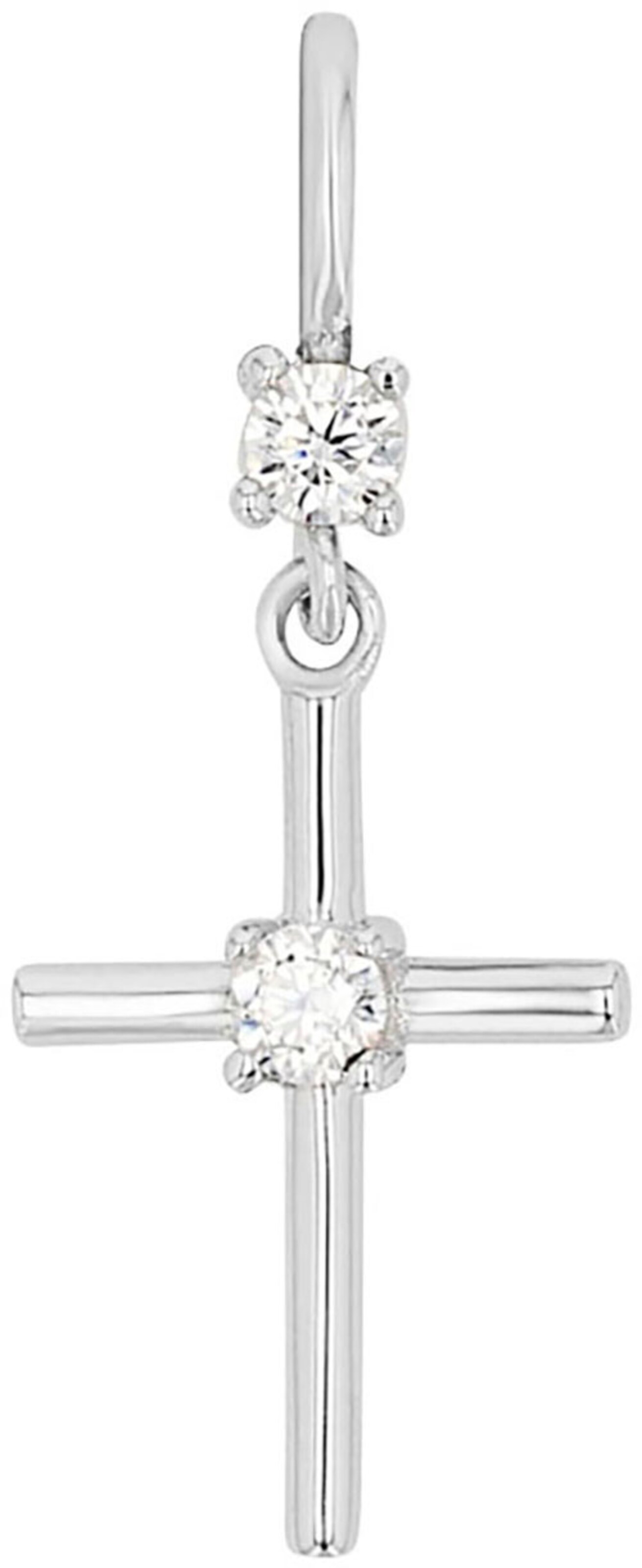 AMOR Pendant in Silver: front