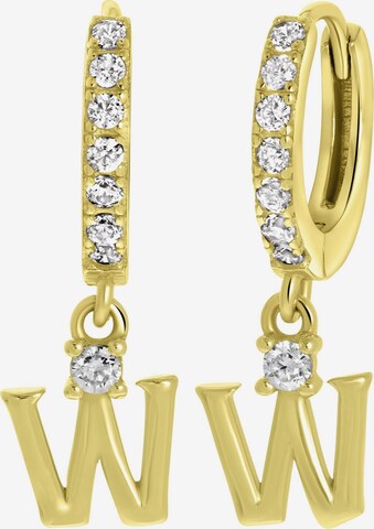 Lucardi Earrings in Gold: front