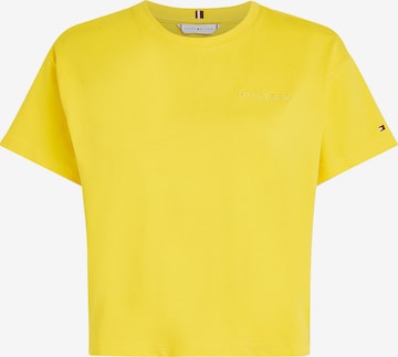 Tommy Hilfiger Curve Shirt in Yellow: front