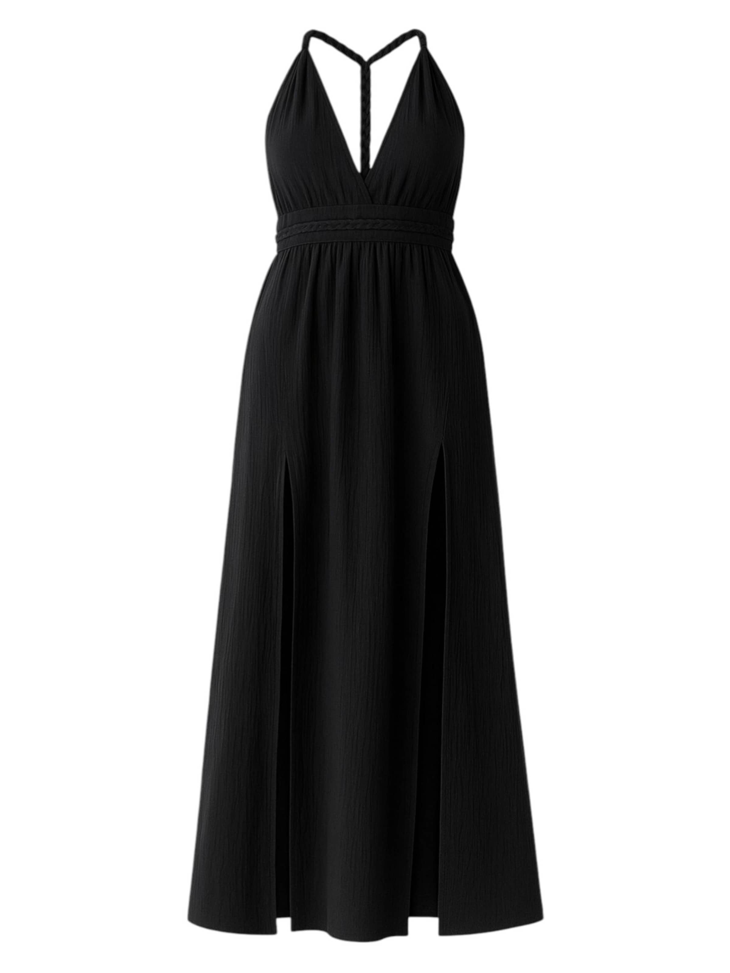 WENOR Dress 'AURELA-BOHO' in Black: front