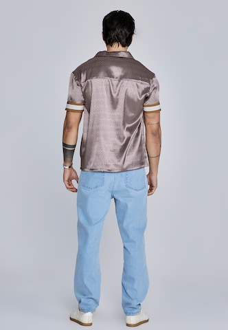 Regular fit Camicia di SikSilk in marrone