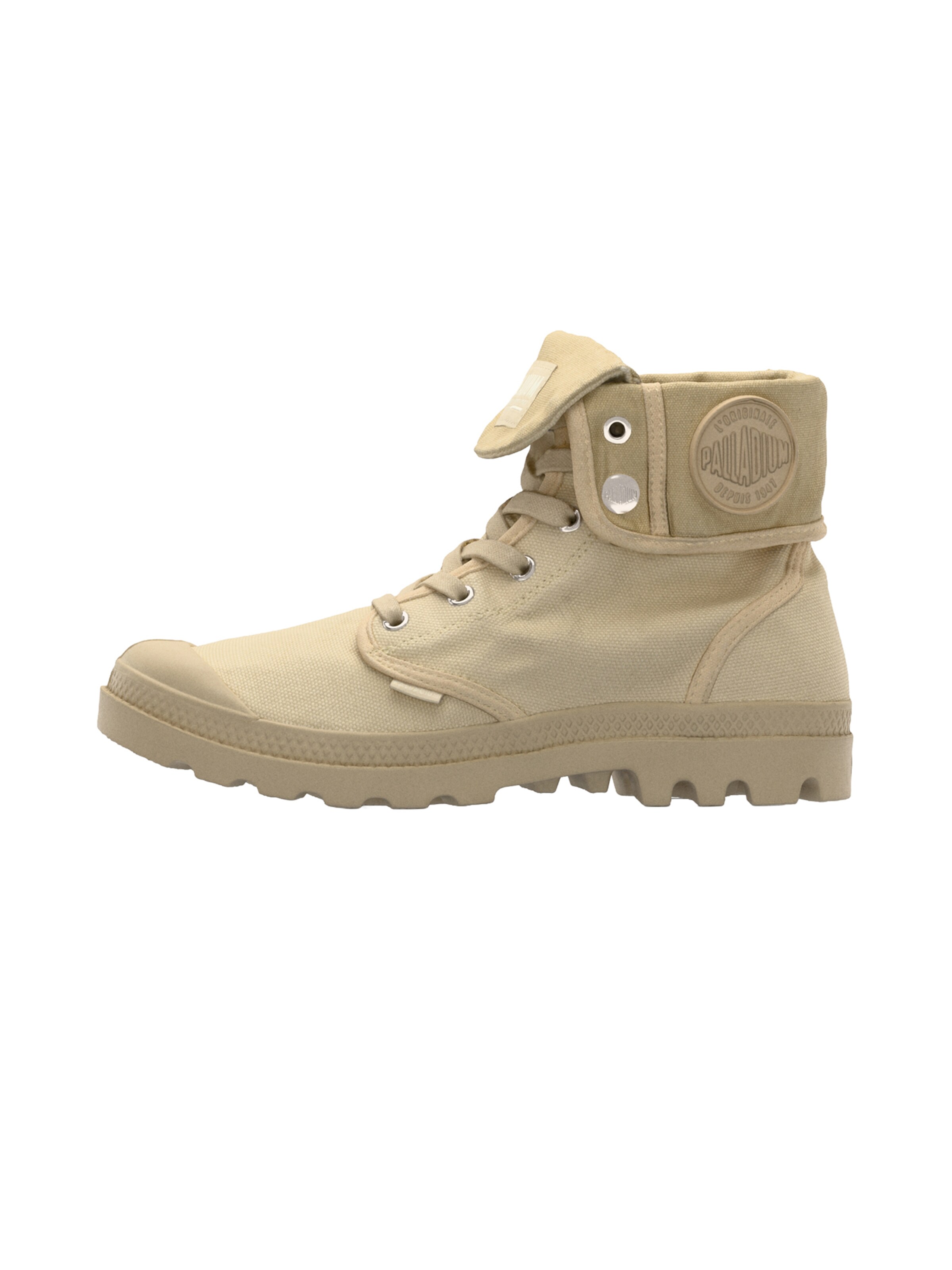Palladium Schnürstiefelette 'BAGGY' in Braun: Vorderseite