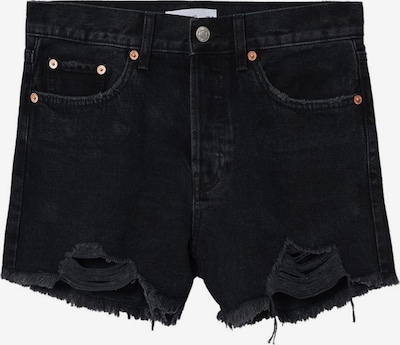 MANGO Shorts in black denim, Produktansicht