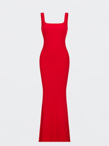 Abito 'Ribbed Tank Top Maxikleid' di cfab (formerly creamy fabrics) in rosso: frontale