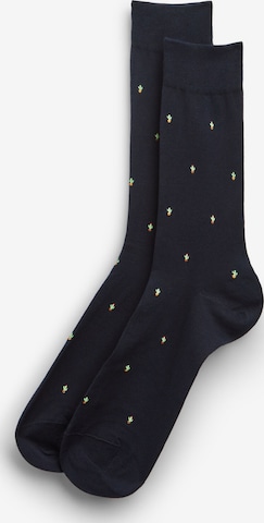 IUMAN Intimissimi Uomo Socks in Blue: front