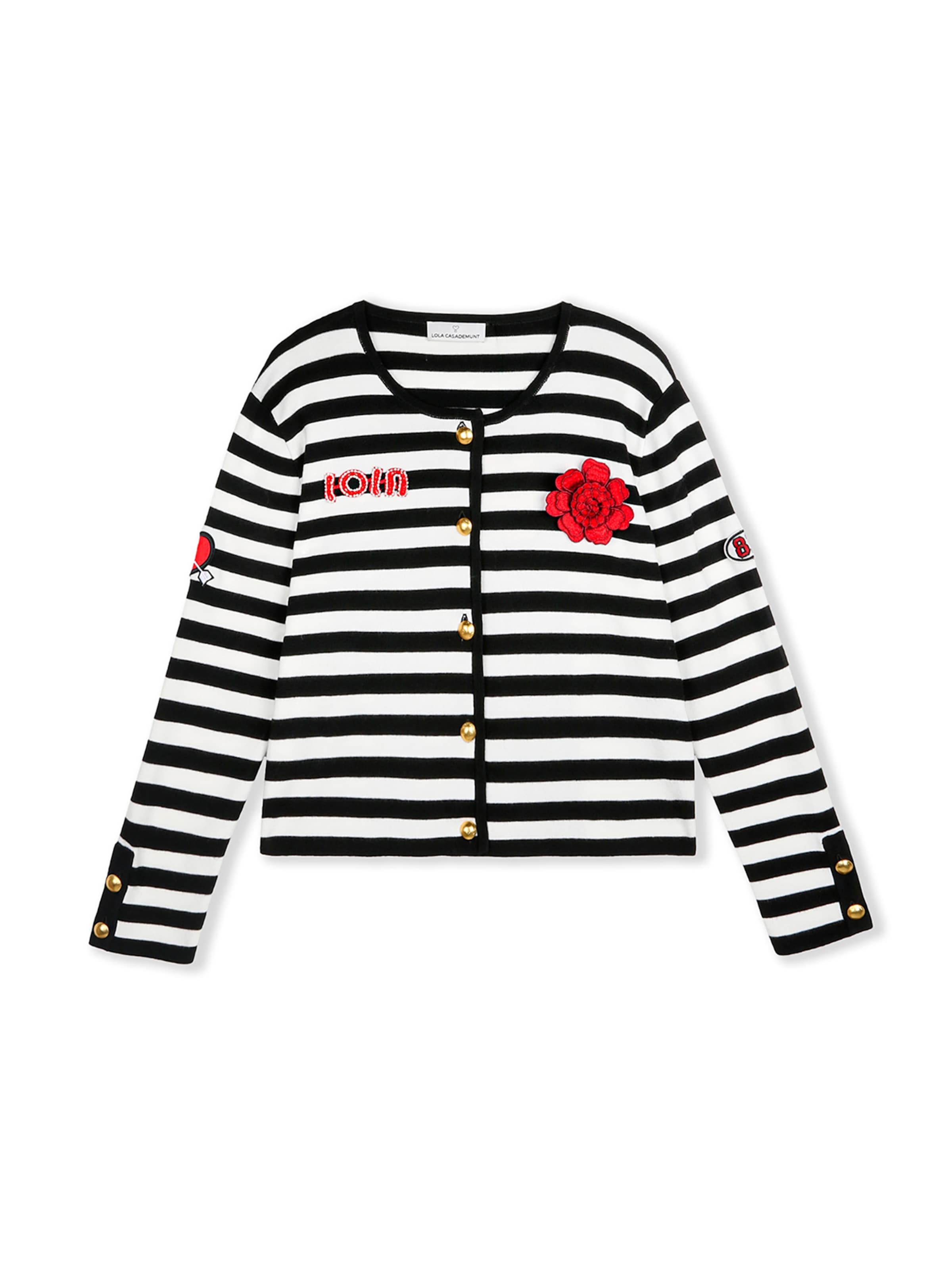 Cardigan Lola Casademunt en noir : devant