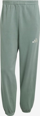 ADIDAS SPORTSWEAR Дънки Tapered Leg Спортен панталон 'A SZN' в зелено: отпред