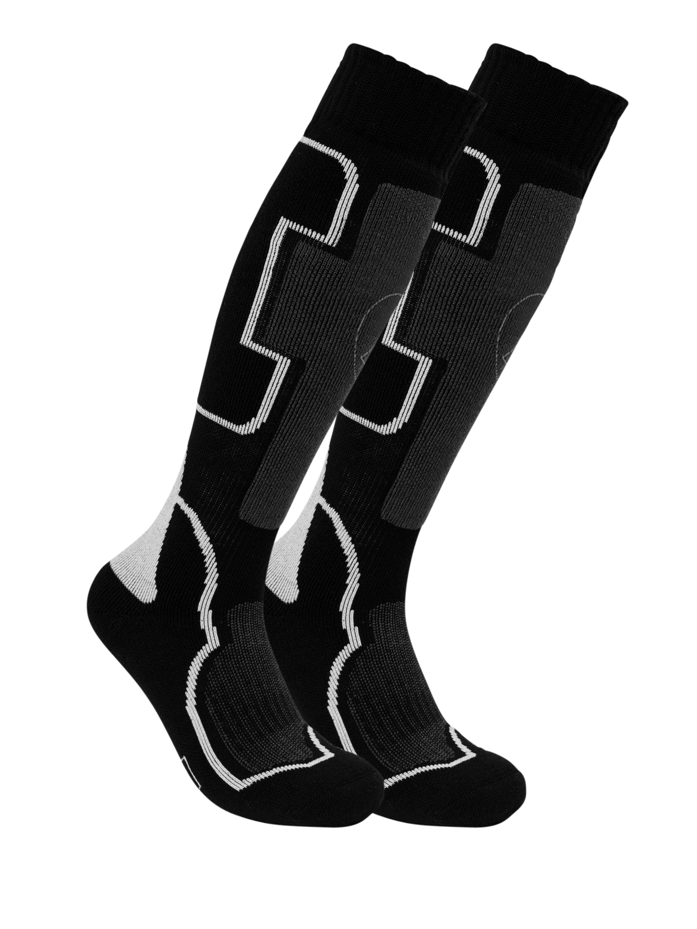 CASH-MERE.CH Urheilusukat värissä musta