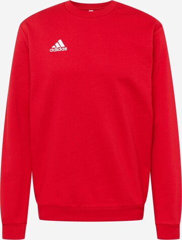 ADIDAS SPORTSWEAR Athletic Sweatshirt 'Entrada 22' in Red: front