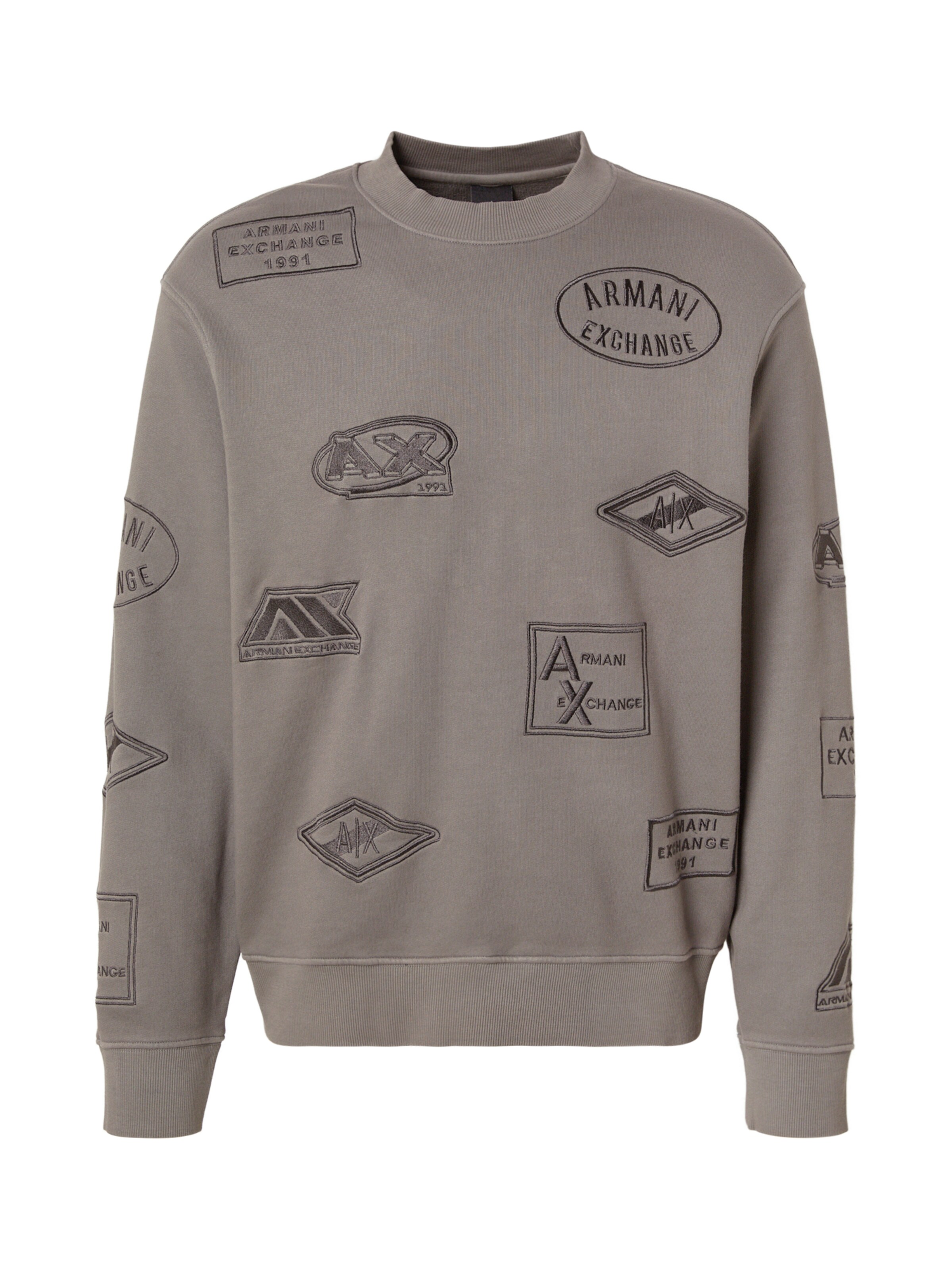 ARMANI EXCHANGE Sweatshirt in Muddy colored, Item view