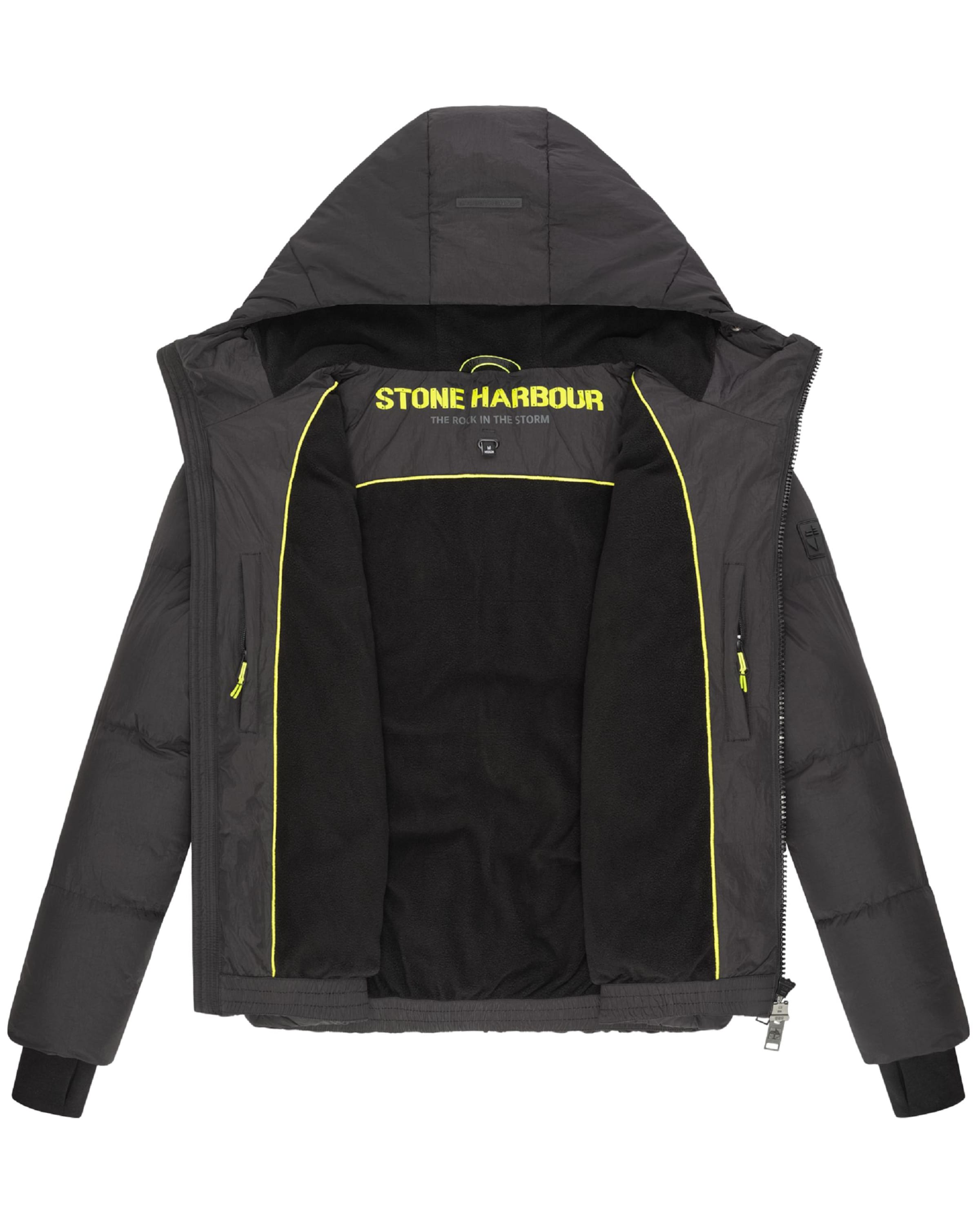 STONE HARBOUR Vinterjacka 'Tayroos XX' i svart