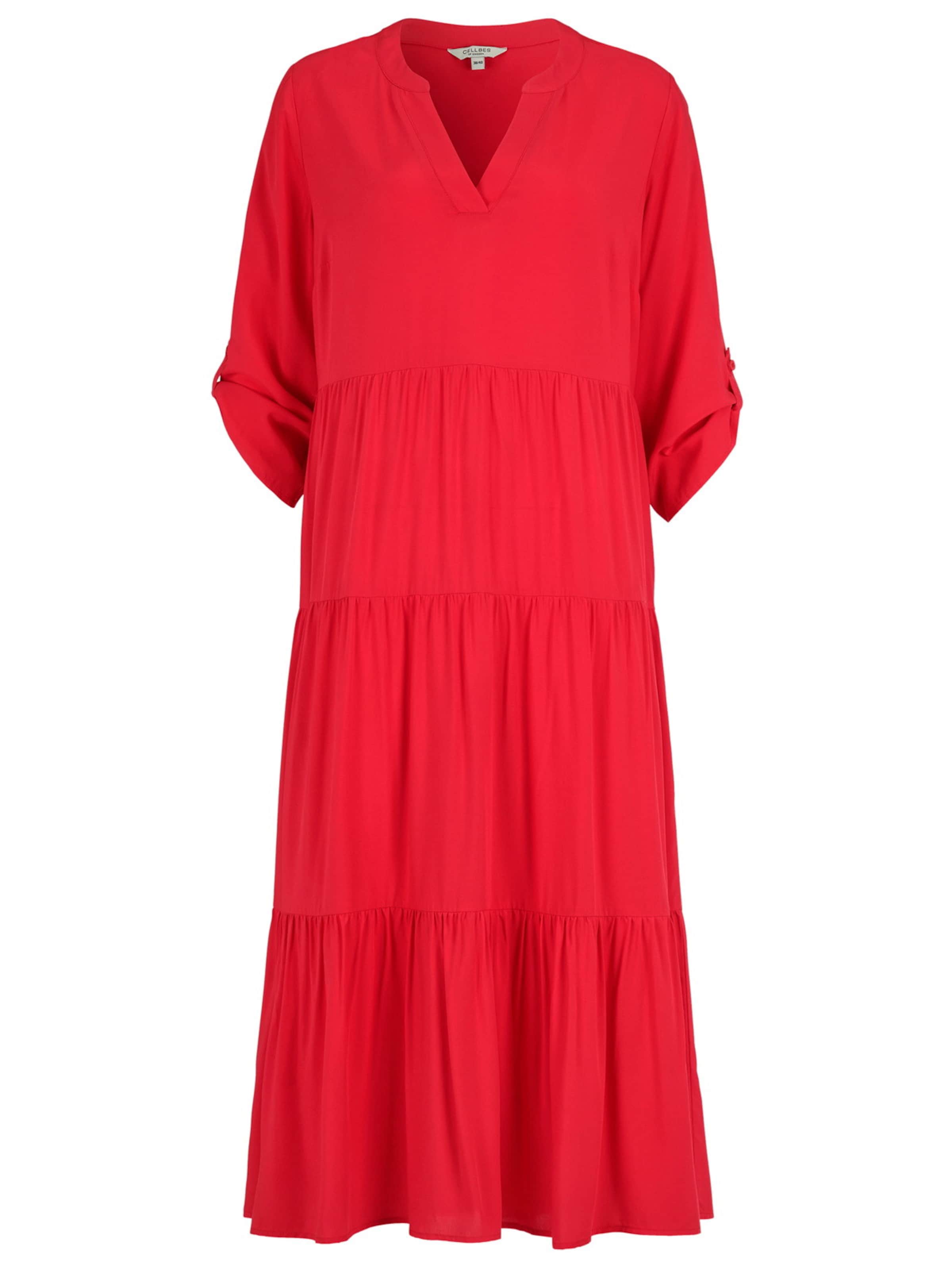 Cellbes of Sweden Jurk in Rood: voorkant