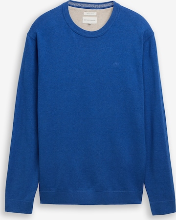 TOM TAILOR Sweter w kolorze niebieski: przód