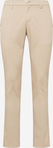 Dondup Regular Chino Pants in Beige: front