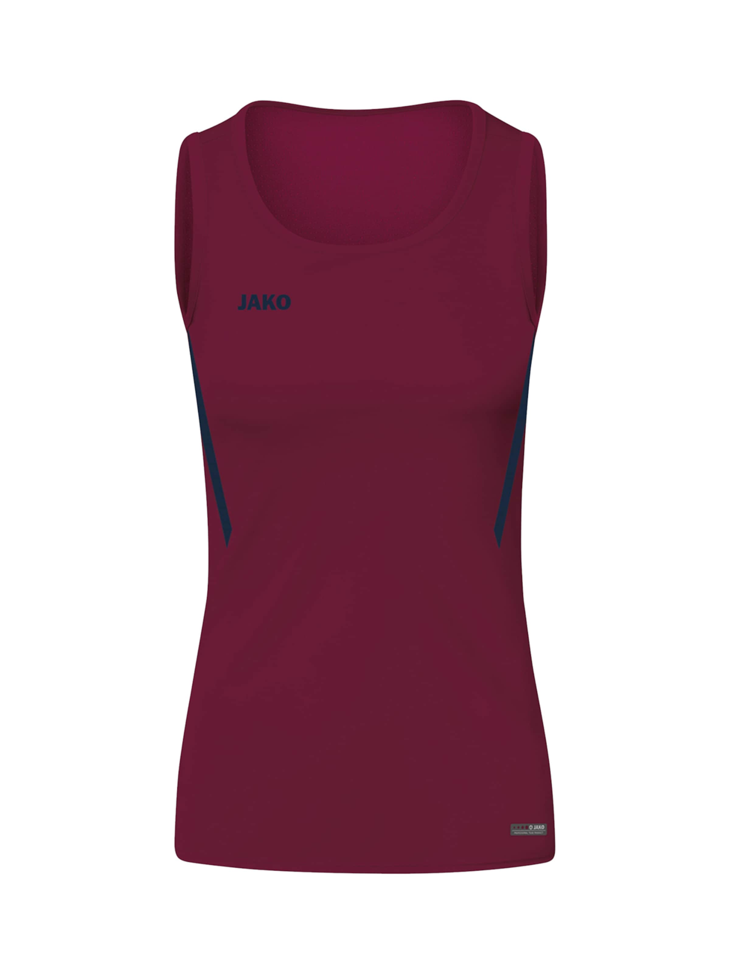 JAKO Sporttop in Rot: Vorderseite