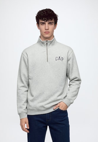 GAP Sweatshirt 'HERITAGE' in Grey: front